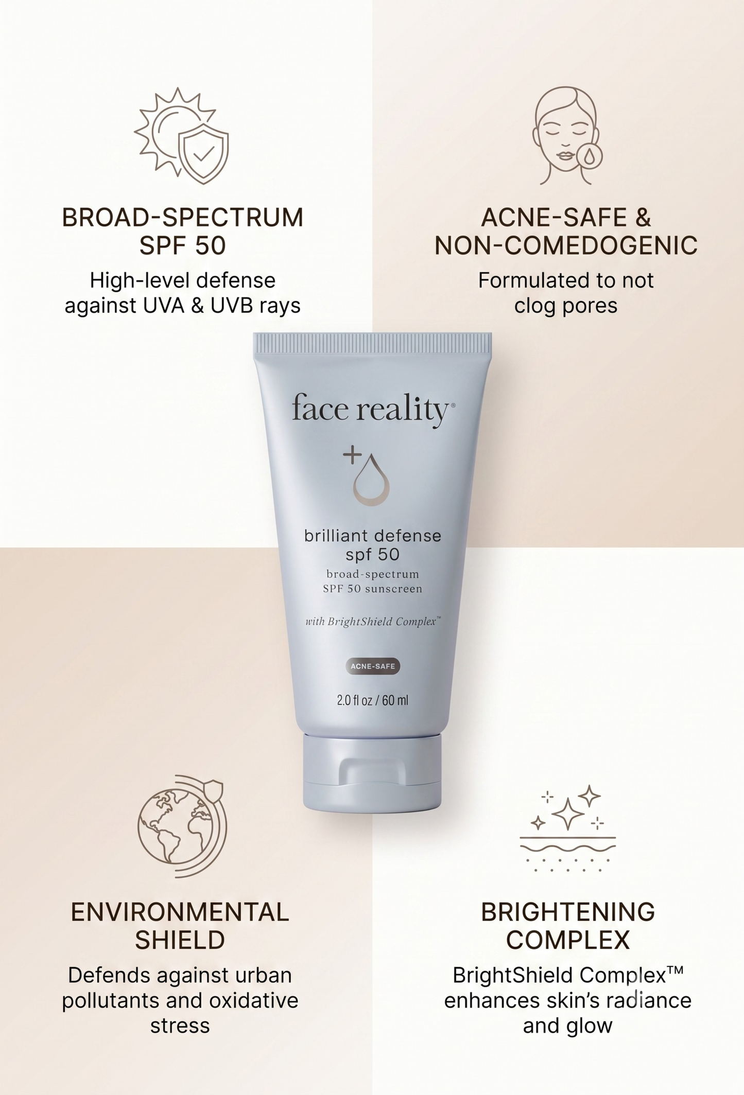 Face Reality Brilliant Defense SPF 50