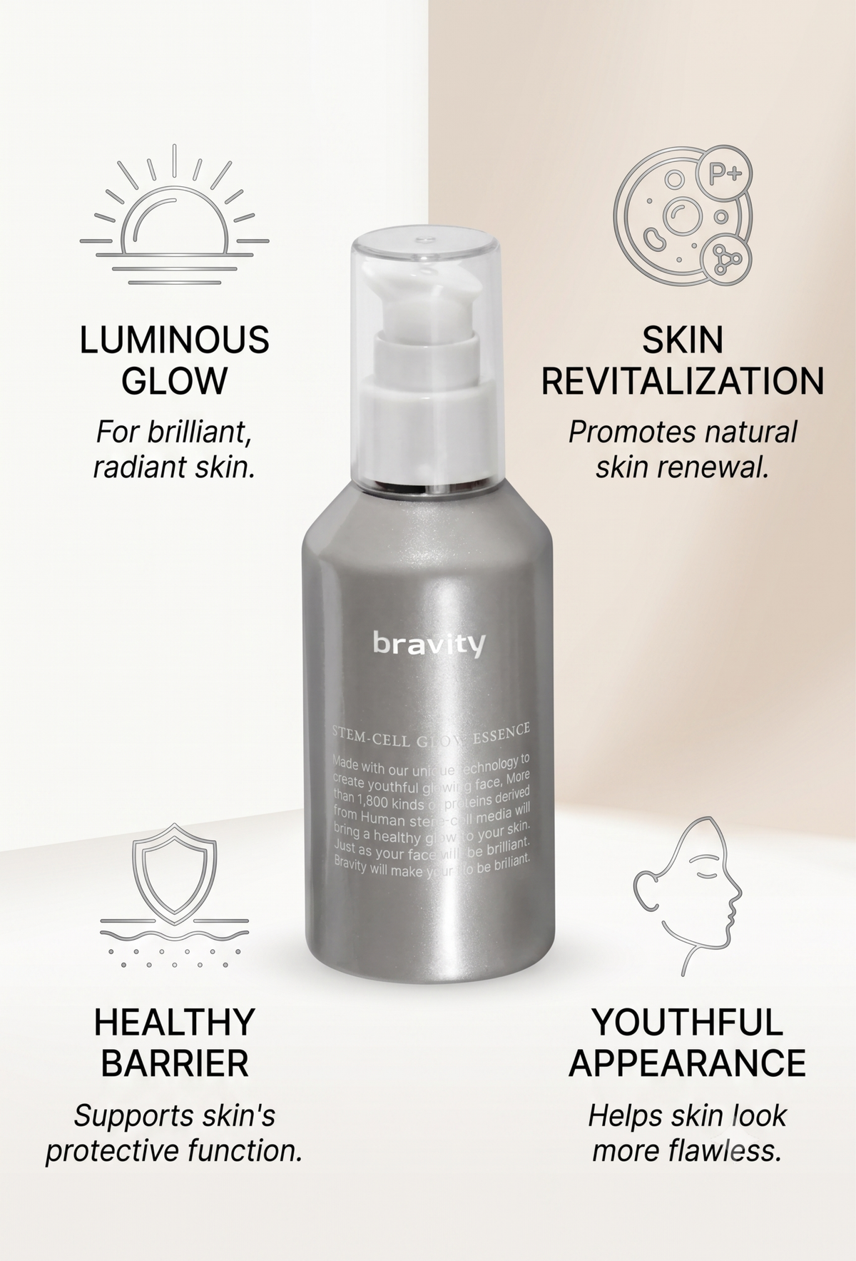 BRAVITY Glass Skin Stem Cell Essence