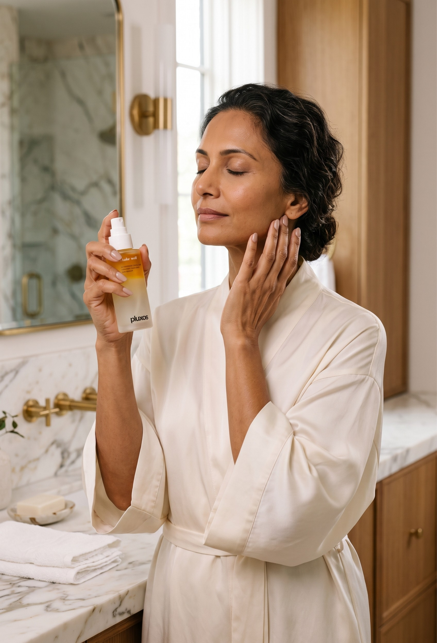 PLUXOS 47 Sunscreen + Skincare + setting spray mist