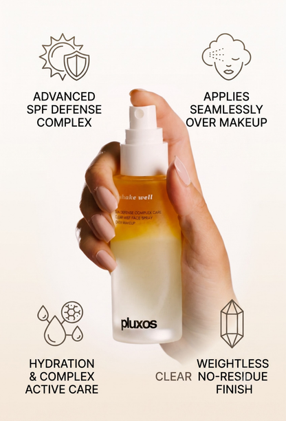 PLUXOS 47 Sunscreen + Skincare + setting spray mist