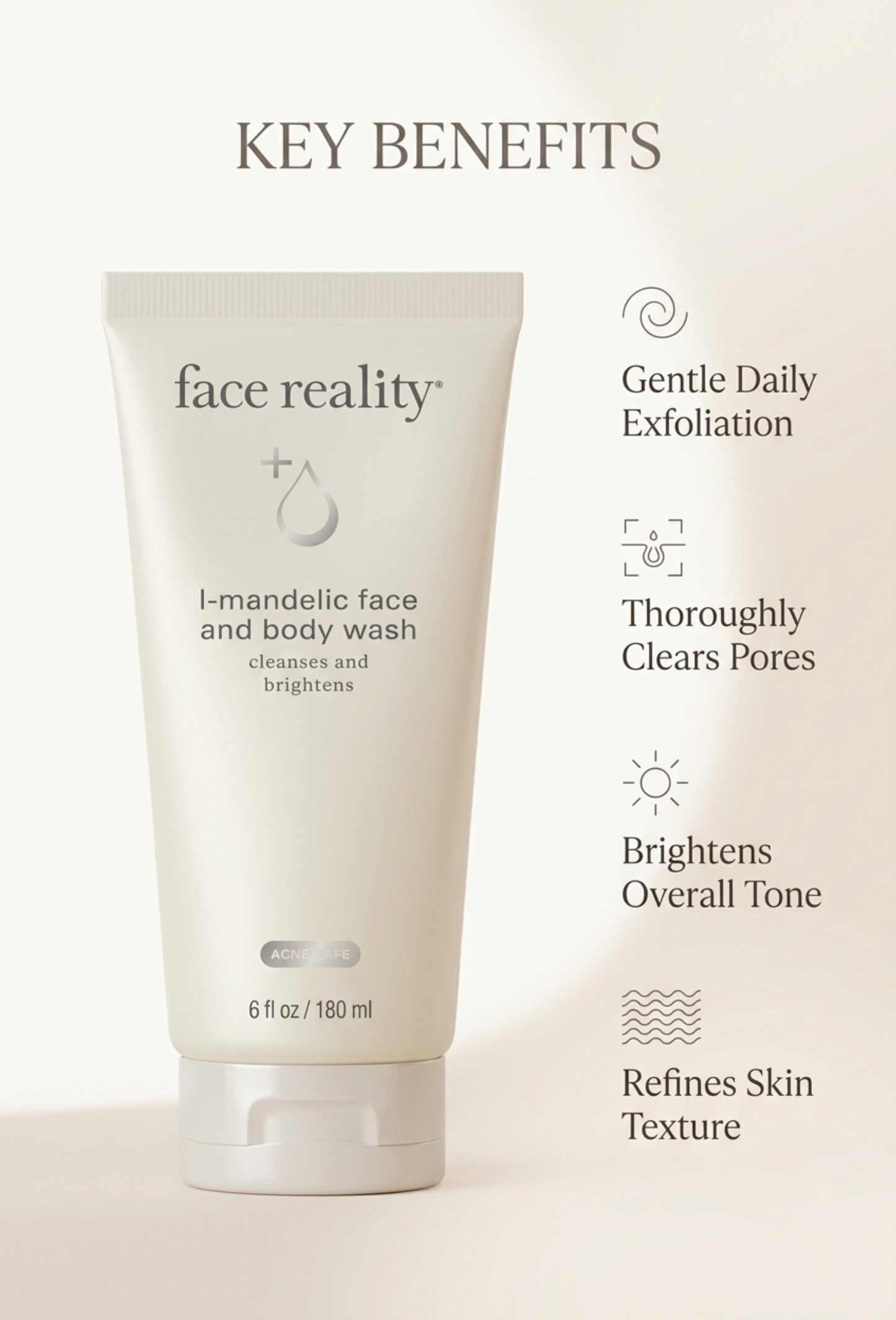 Face Reality Mandelic WASH* for face and body