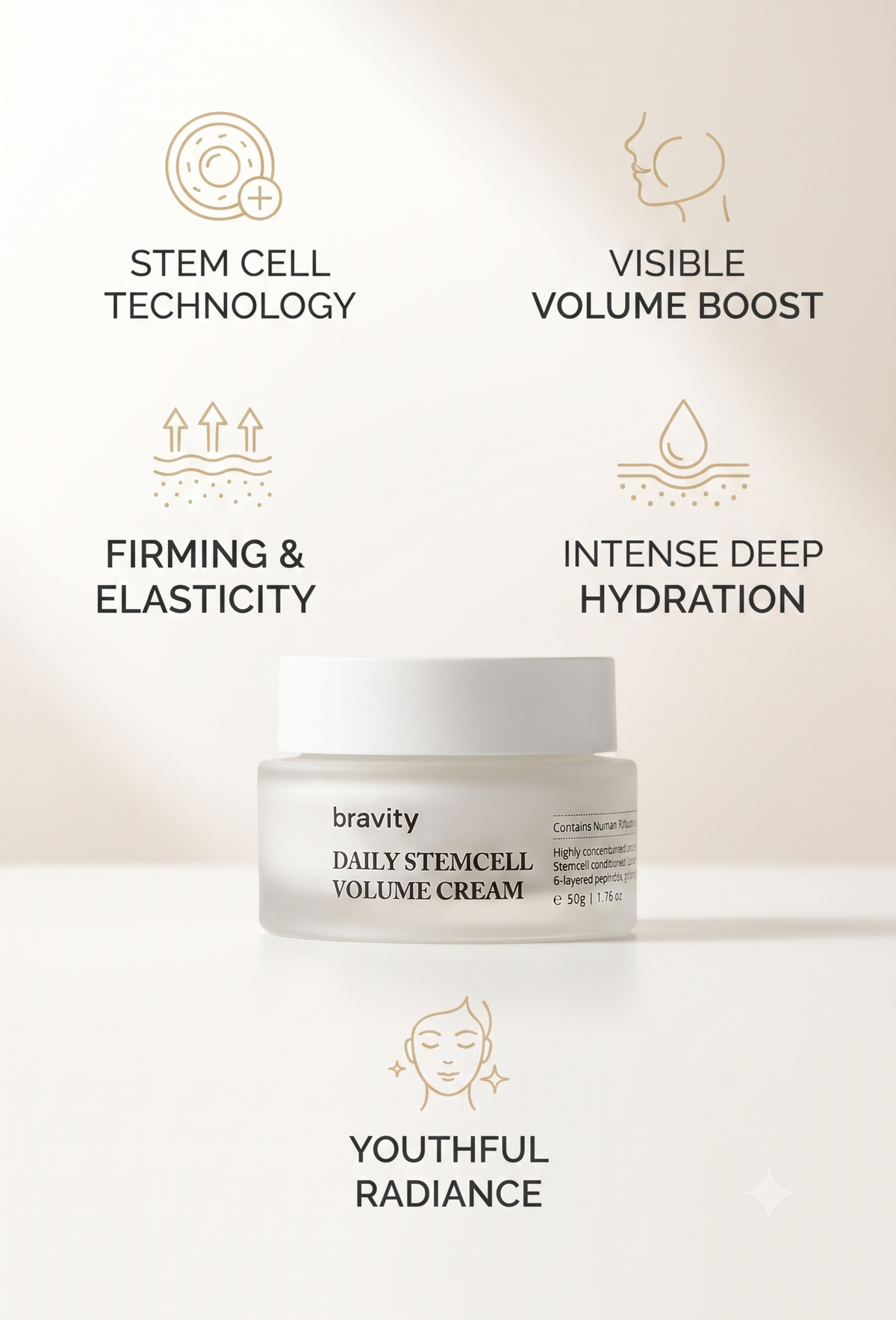 BRAVITY Daily Volume Stem Cell Cream